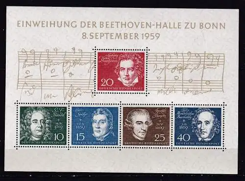 Bundesrep. Deutschland  Nr Block 2 Postfrisch / **