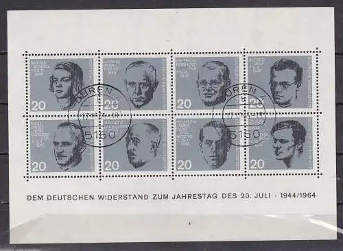 Bundesrep. Deutschland  Nr Block 3 Gestempelt (Posten)