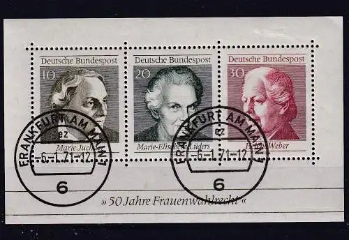 Bundesrep. Deutschland  Nr Block 5 Gestempelt (Posten)