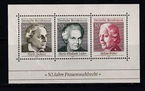 Bundesrep. Deutschland  Nr Block 5 Postfrisch / **