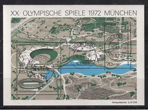 Bundesrep. Deutschland  Nr Block 7 Gestempelt (Posten)