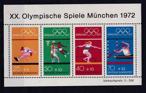 Bundesrep. Deutschland  Nr Block 8 Postfrisch / **