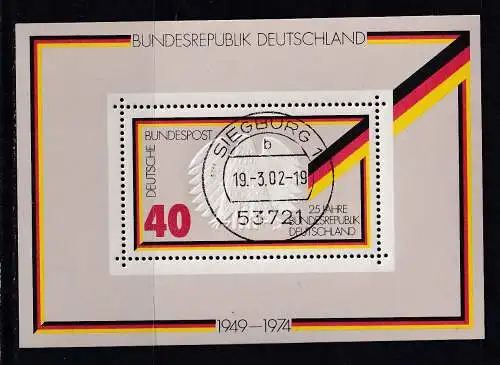 Bundesrep. Deutschland  Nr Block 10 Gestempelt (Posten)