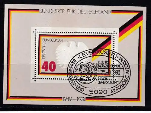 Bundesrep. Deutschland  Nr Block 10 Gestempelt (Posten)