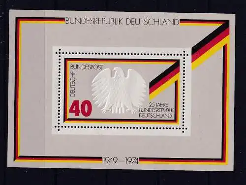 Bundesrep. Deutschland  Nr Block 10 Postfrisch / **