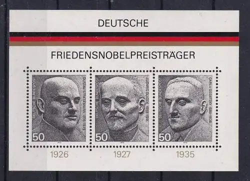 Bundesrep. Deutschland  Nr Block 11 Postfrisch / **