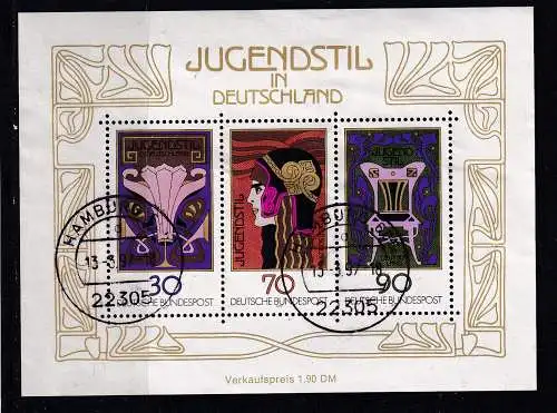 Bundesrep. Deutschland  Nr Block 14 Gestempelt (Posten)