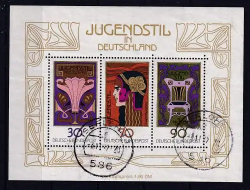 Bundesrep. Deutschland  Nr Block 14 Gestempelt (Posten)