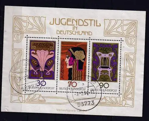 Bundesrep. Deutschland  Nr Block 14 Gestempelt (Posten)