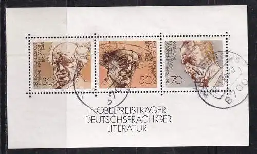 Bundesrep. Deutschland  Nr Block 16 Gestempelt (Posten)