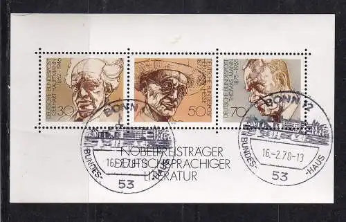 Bundesrep. Deutschland  Nr Block 16 Gestempelt (Posten)