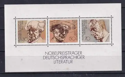 Bundesrep. Deutschland  Nr Block 16 Postfrisch / **