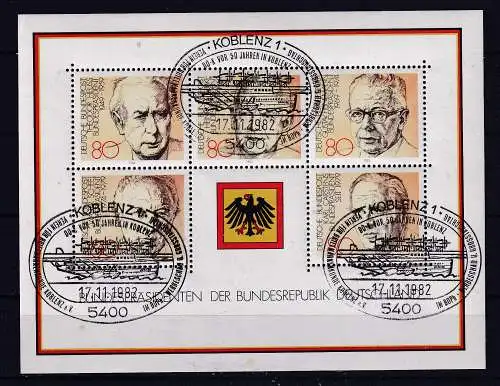 Bundesrep. Deutschland  Nr Block 18 Gestempelt (Posten)