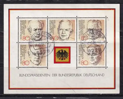 Bundesrep. Deutschland  Nr Block 18 Gestempelt (Posten)