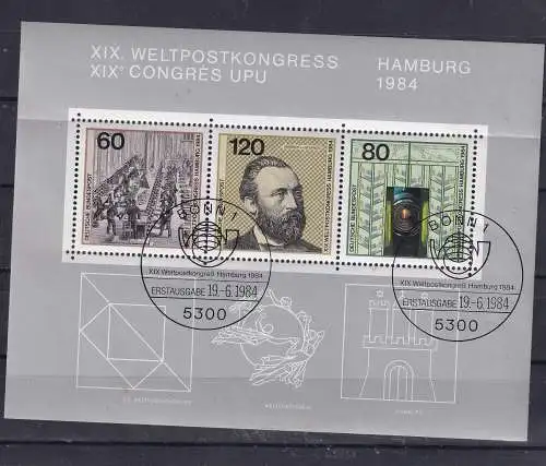 Bundesrep. Deutschland  Nr Block 19 Gestempelt (Posten)