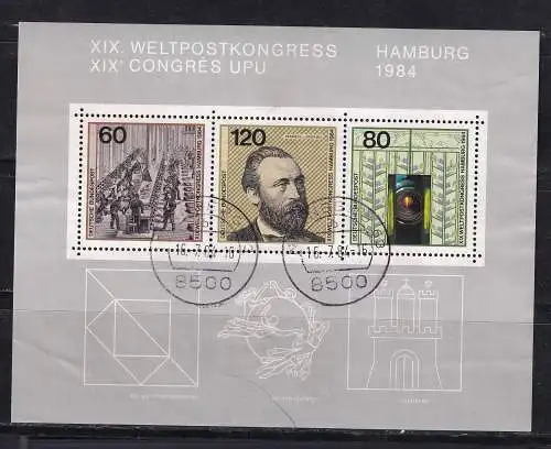 Bundesrep. Deutschland  Nr Block 19 Gestempelt (Posten)