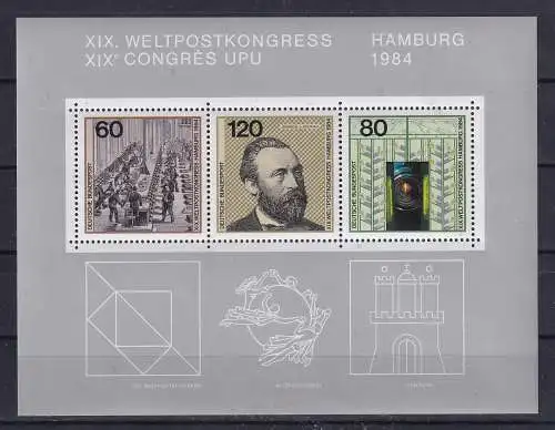 Bundesrep. Deutschland  Nr Block 19 Postfrisch / **