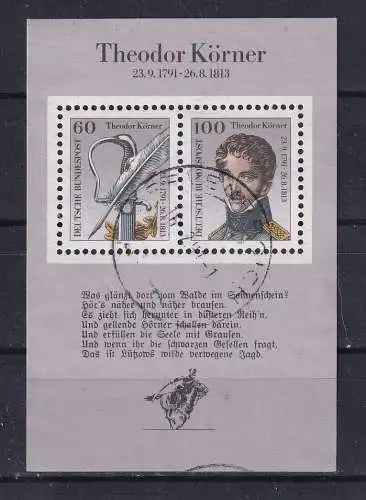 Bundesrep. Deutschland  Nr Block 25 Gestempelt (Posten)