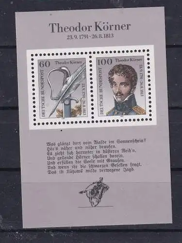 Bundesrep. Deutschland  Nr Block 25 Postfrisch / **