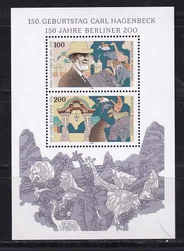 Bundesrep. Deutschland  Nr Block 28 Postfrisch / **