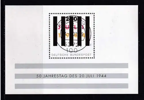 Bundesrep. Deutschland  Nr Block 29 Gestempelt (Posten)