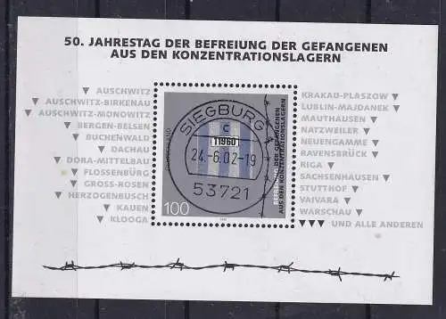 Bundesrep. Deutschland  Nr Block 32 Gestempelt (Posten)