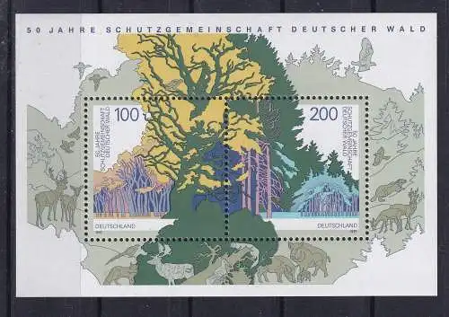 Bundesrep. Deutschland  Nr Block 38 Postfrisch / **