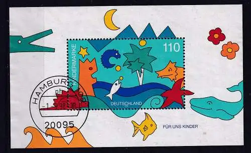 Bundesrep. Deutschland  Nr Block 42 Gestempelt (Posten)