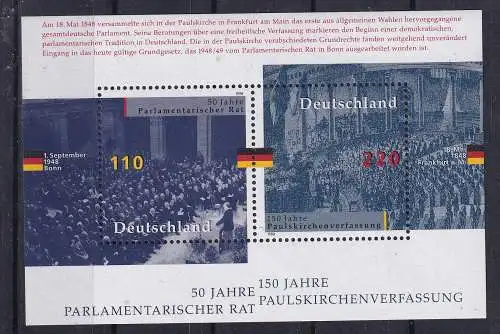 Bundesrep. Deutschland  Nr Block 43 Postfrisch / **