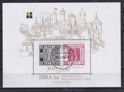 Bundesrep. Deutschland  Nr Block 46 Gestempelt (Posten)