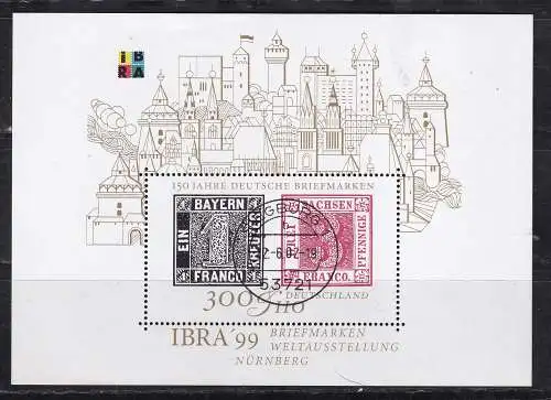 Bundesrep. Deutschland  Nr Block 46 Gestempelt (Posten)