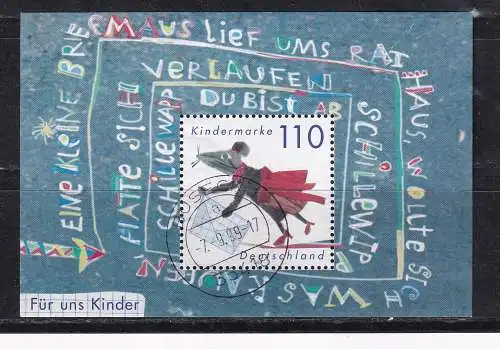 Bundesrep. Deutschland  Nr Block 51 Gestempelt (Posten)