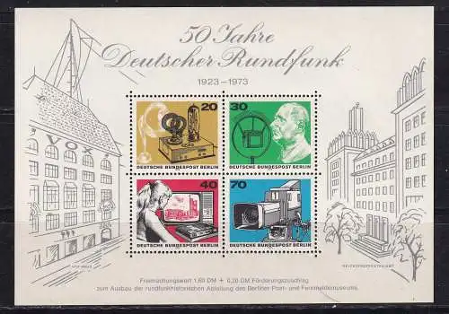 Berlin (West)  Nr Block 4 Postfrisch / **