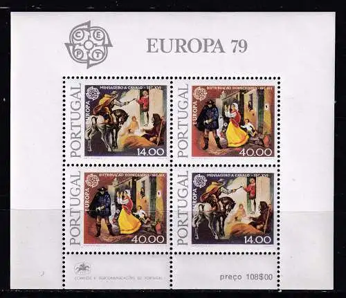 Portugal  Nr Block 27 Postfrisch / **