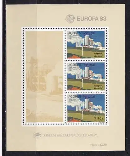 Portugal Azoren  Nr Block 4 Postfrisch / **