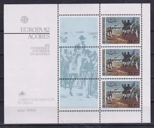 Portugal Azoren  Nr Block 3 Postfrisch / **