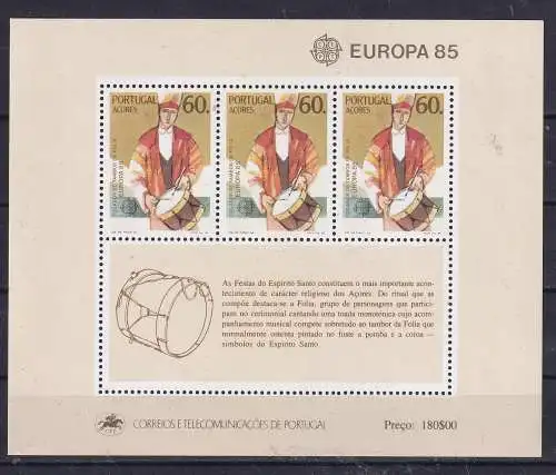 Portugal Azoren  Nr Block 6 Postfrisch / **