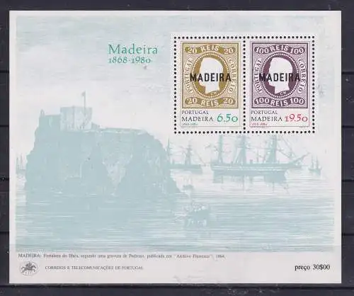 Portugal Madeira  Nr Block 1 Postfrisch / **
