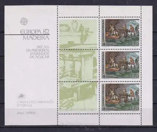 Portugal Madeira  Nr Block 3 Postfrisch / **