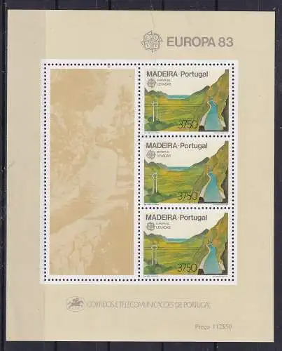 Portugal Madeira  Nr Block 4 Postfrisch / **