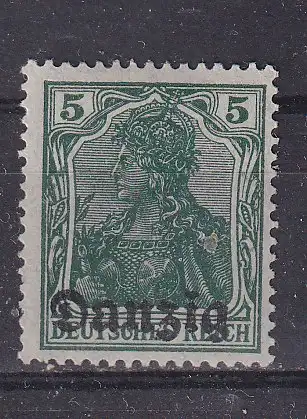 Freie Stadt Danzig  Nr 1 Falz / Gummimängel / *