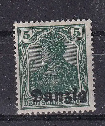 Freie Stadt Danzig  Nr 1 Falz / Gummimängel / *