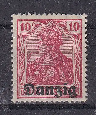 Freie Stadt Danzig  Nr 2 Falz / Gummimängel / *