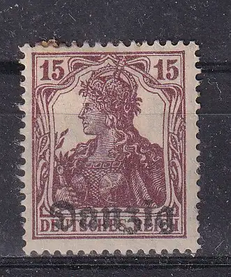 Freie Stadt Danzig  Nr 3 Falz / Gummimängel / *