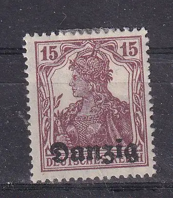 Freie Stadt Danzig  Nr 3 Falz / Gummimängel / *