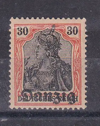 Freie Stadt Danzig  Nr 5 Falz / Gummimängel / *