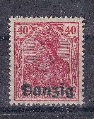 Freie Stadt Danzig  Nr 6 Falz / Gummimängel / *