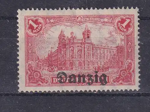 Freie Stadt Danzig  Nr 8 Falz / Gummimängel / *