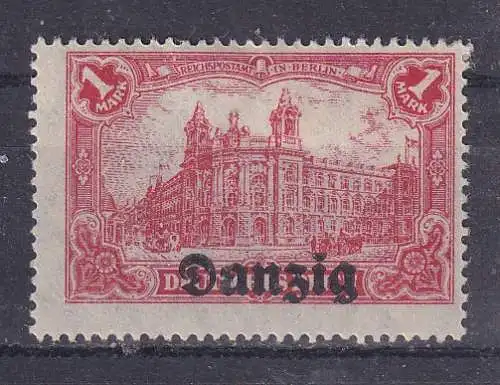 Freie Stadt Danzig  Nr 8 Falz / Gummimängel / *