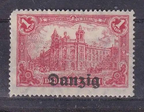 Freie Stadt Danzig  Nr 8 Falz / Gummimängel / *